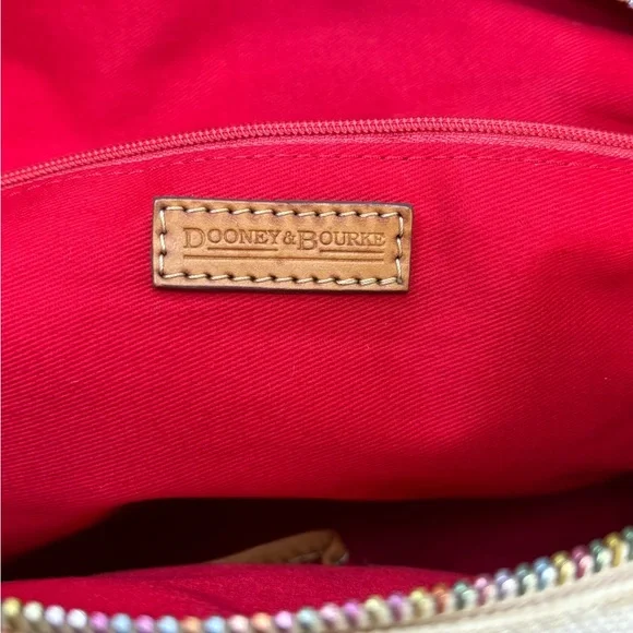 Dooney & Bourke Multicolor Canvas Satchel - Picture 7 of 13